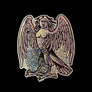 Harpy - Glitzer Holografischer Sticker