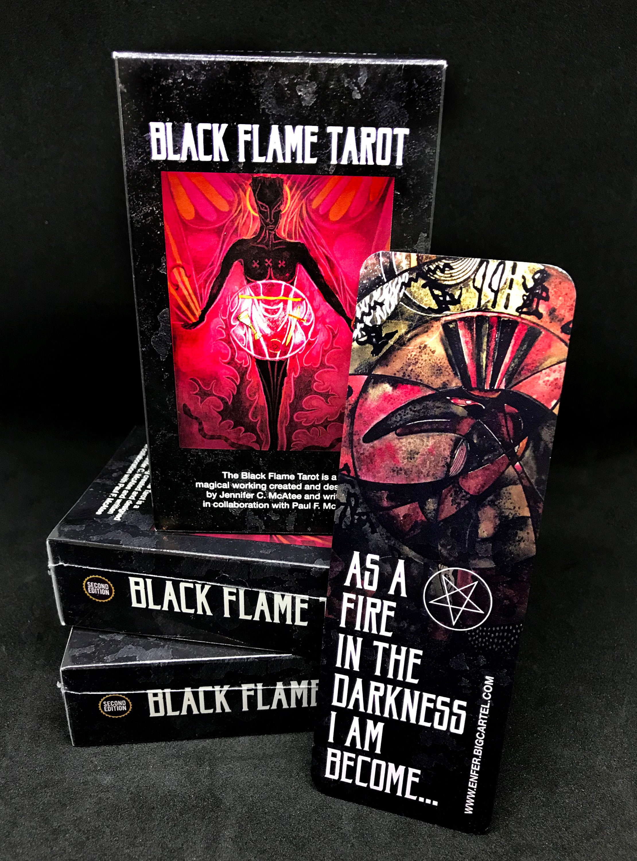 Black Flame Tarot - Etsy