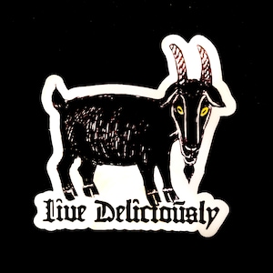 Live Deliciously - Sticker