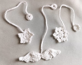 Crochet Cotton Umbilical Cord Tie, Eco-Friendly Newborn Gift