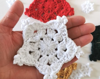 Hand Crochet Snowflake coasters, Handmade Gift, Home decorations, Snowflake Mug Mats, Cup holders, Christmas decorations, Candle holder