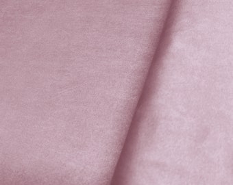 Viscose Strech synthetic suede in pink/lilac