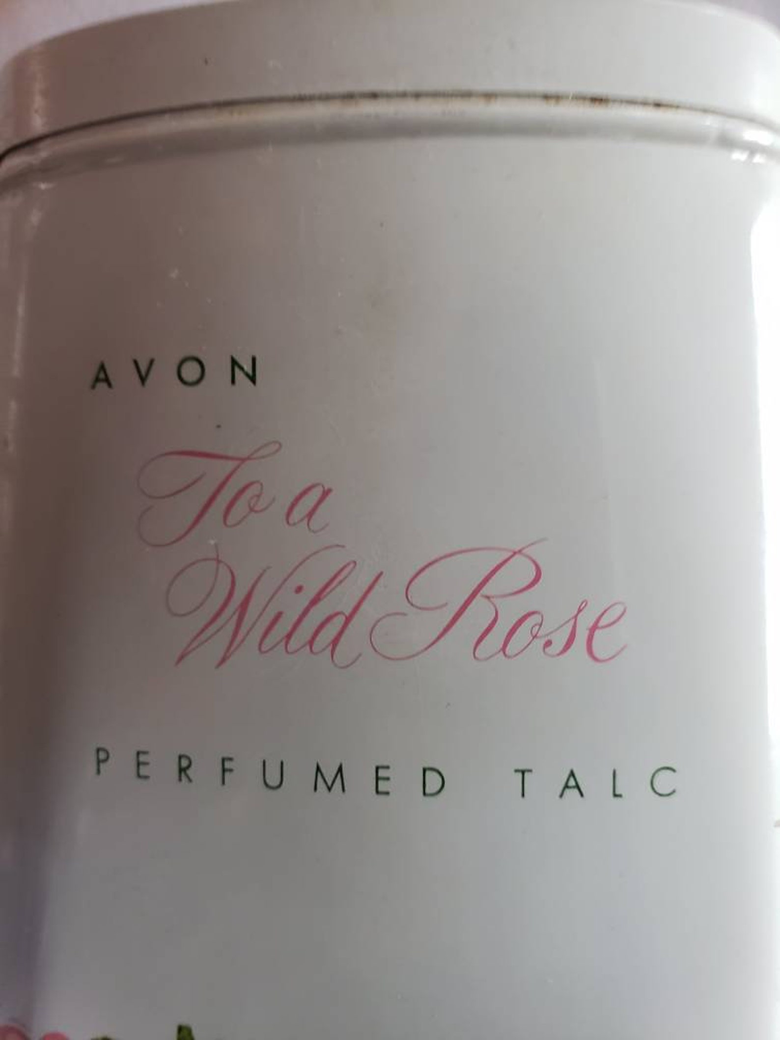 Avon to A Wild Rose Perfumed Talc Etsy