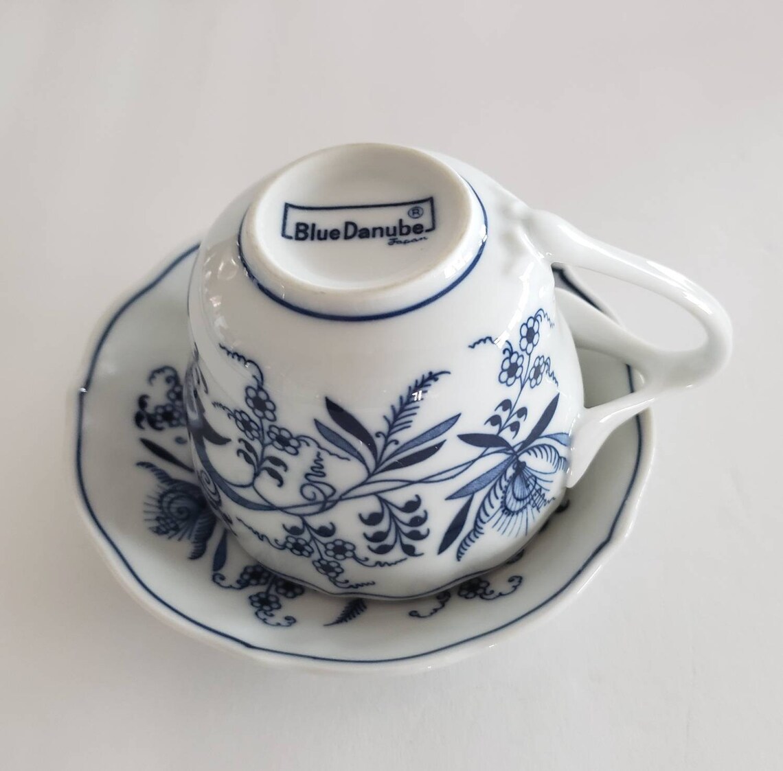 Blue Danube Coffee Cup and Saucer Etsy