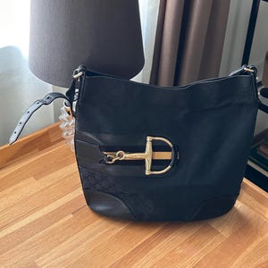 GUCCI Horsebit One Shoulder Vintage Schultertasche / Gucci Vintage Handtasche / Gucci Hobo Bag/ Crossbody Bag