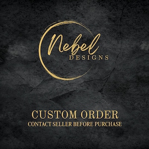 Custom Order – Contact Seller Before Purchase | Personalized & Made to Order Items