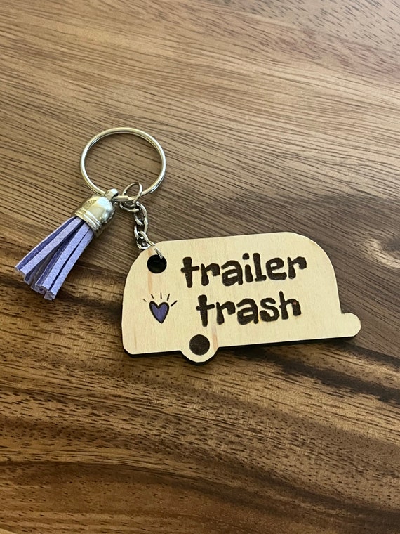 Collectible Modern Keychains (1970Now) Keychains Trailer Trash Keychain