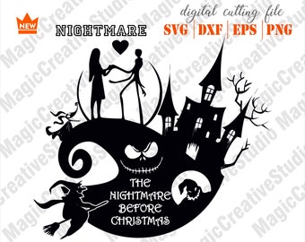 Download Nightmare before christmas svg | Etsy