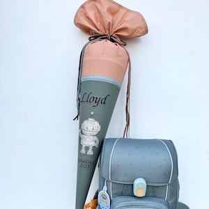 SAC D'ÉCOLE ROBOT assorti au cartable Lässig