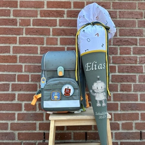 SAC D'ÉCOLE ROBOT assorti au cartable Lässig
