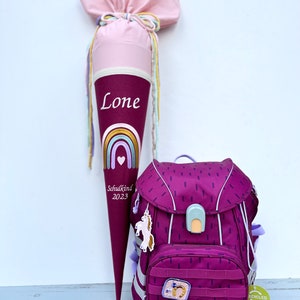 SAC D'ÉCOLE ARC-EN-CIEL assorti au cartable Lässig