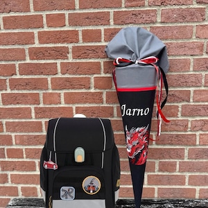 SAC D'ÉCOLE Dragon assorti au cartable