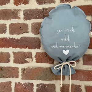 Balloon cushion wall decoration BLUE