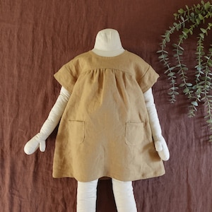 Patrones de costura fáciles para niñas y bebés en PDF: Vestido con hombros caídos, top, patrón de ropa / Descarga instantánea para niños / Tamaño A0, A4, carta 9M-10Y / Videotutorial