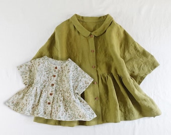 Mommy and Me Blouse Sewing Pattern | Drop Shoulder oversized blouse PDF Sewing Pattern | Top Shirts loose fit Pattern | Video Tutorial