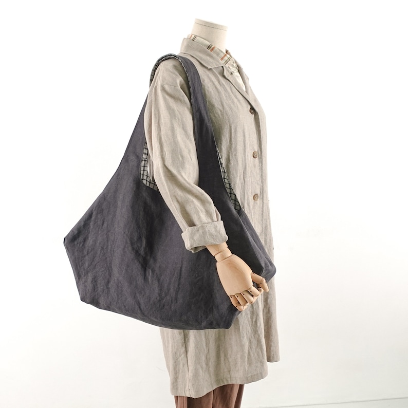 Minimalist Bag Sewing Pattern | Pentagonal Shoulder Bag Sewing Pattern | 3sizes | Hand Bag Easy Sewing Pattern | Tote Bag Pattern image 16
