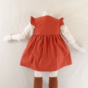 Robe facile à double boutonnage sans manches pour bébés et tout-petits, chemisier, haut et chemisier PDF en téléchargement numérique Fille Enfant 3M 6A Salopette-pull image 3