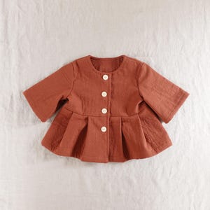 Easy Pattern | Baby and Girl Vintage Jacket PDF Sewing Pattern | Kids Coat Sewing Pattern, Children Outdoor Clothes | Instant Download