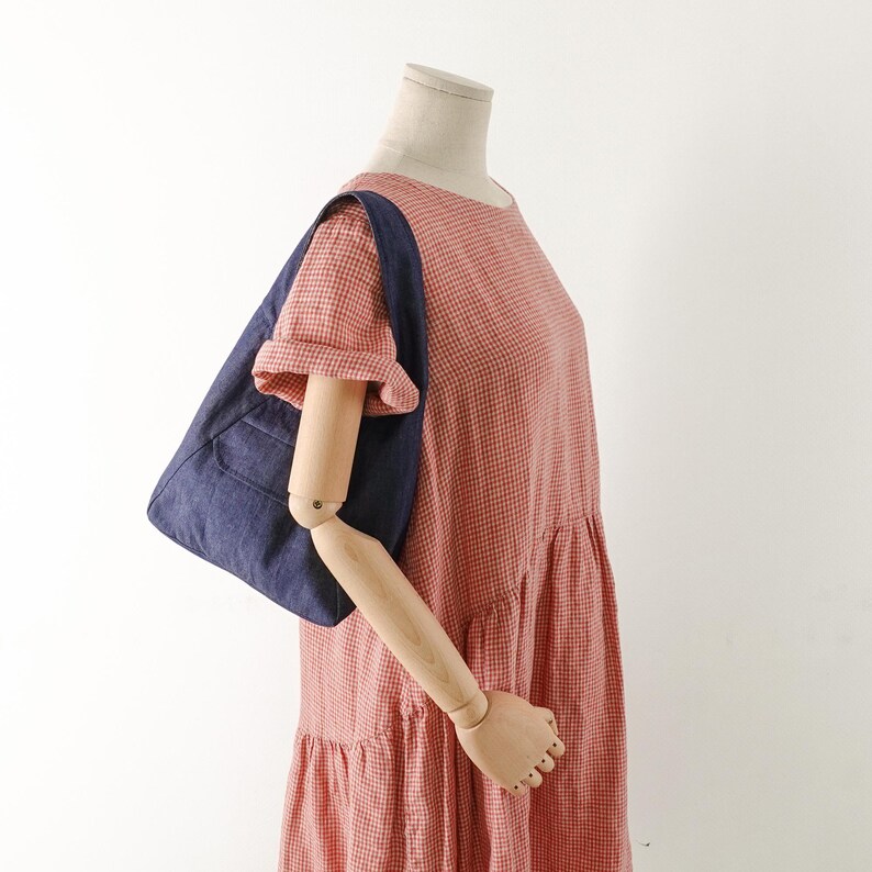 Triangle Hobo Bag Pattern | Shoulder Bag Sewing Pattern | Double Sided Hobo Bag Sewing Pattern | Beginner Sewing | Instant Download Pattern image 5