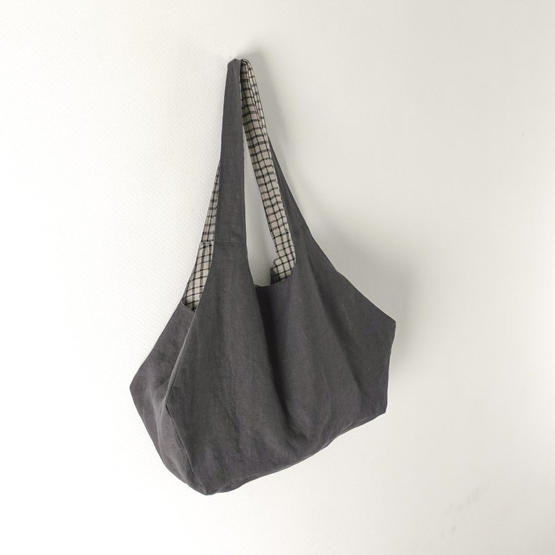 Minimalist Bag Sewing Pattern | Pentagonal Shoulder Bag Sewing Pattern | 3sizes | Hand Bag Easy Sewing Pattern | Tote Bag Pattern image 14