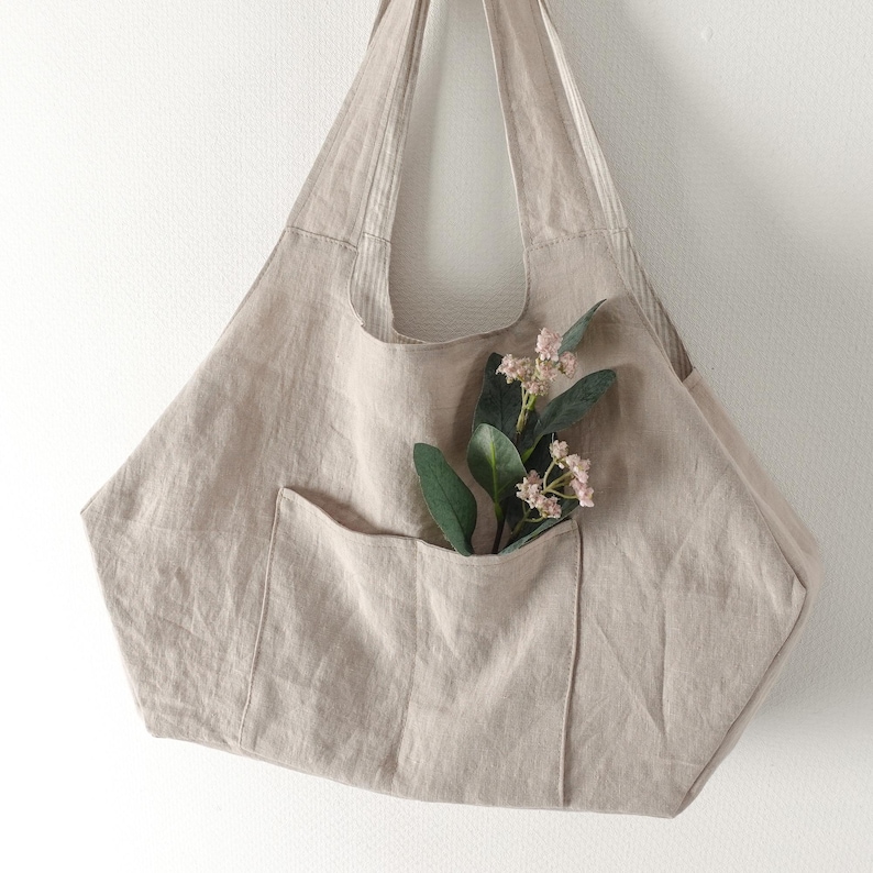 Minimalist Bag Sewing Pattern | Pentagonal Shoulder Bag Sewing Pattern | 3sizes | Hand Bag Easy Sewing Pattern | Tote Bag Pattern image 11
