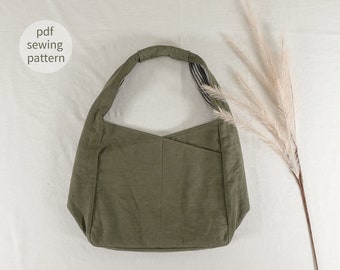 Hobo Bag Sewing Pattern | Double-Sided Hobo Bag Pattern | Shoulder Bag sewing pattern | Beginner Sewing | Woven Sewing Pattern | Diy Bag Sew