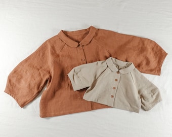 Mommy and Me Balloon Sleeve Blouse Sewing Pattern (PDF)