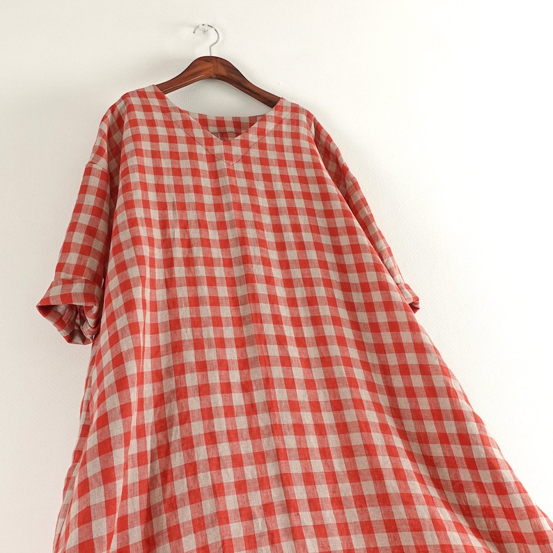 Easy Pattern Drop Shoulder Oversized Dress PDF Sewing Pattern for Women A Line Loose Fit Dress Pattern beginner sewing Simple Dress image 7