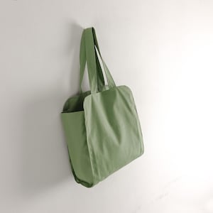 Rounded Corner Tote Bag Sewing Pattern | 3 Sizes Included | Minimalist Shoulder Bag PDF | Digital Download PDF Pattern | Beginner Friendly