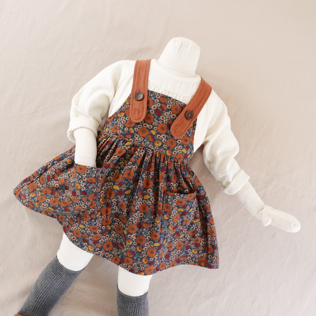 Baby Pinafore Dress Pattern,baby Dress Sewing Patterns Pdf, Girls Pinafore  Dress, Dungaree Dress Pattern 