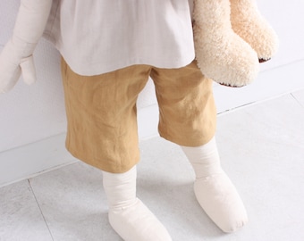 簡単なゴム入りパンツの型紙、子供用パンツの型紙、キッズパンツのPDF型紙、男の子用パンツのデジタルダウンロード、幼児用パンツの型紙