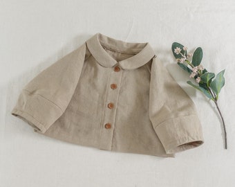 Girl's Balloon Sleeve Blouse Sewing Pattern: Beginner Easy PDF (Sizes 12M-10Y)