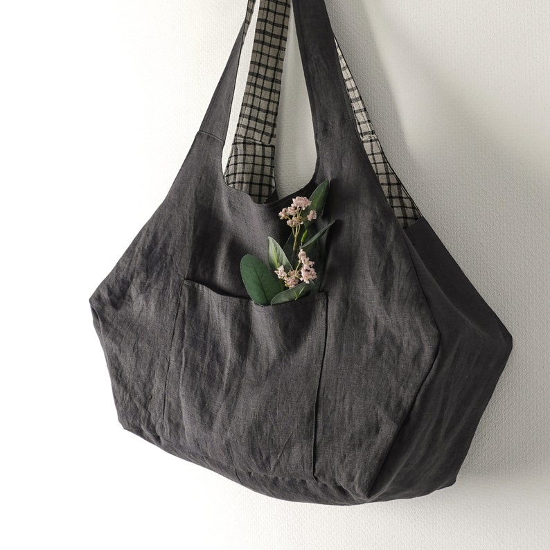 Minimalist Bag Sewing Pattern | Pentagonal Shoulder Bag Sewing Pattern | 3sizes | Hand Bag Easy Sewing Pattern | Tote Bag Pattern image 15