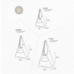 Triangle Hobo Bag Pattern | Shoulder Bag Sewing Pattern | Double Sided Hobo Bag Sewing Pattern | Beginner Sewing | Instant Download Pattern image 9