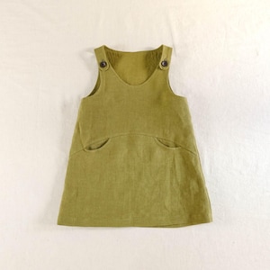 Easy Pattern | A Line Overall Jumper Dress PDF Sewing Pattern | Girl Dress Sewing Pattern | Baby Kid Pinafore | Woven Girl Sewing Pattern