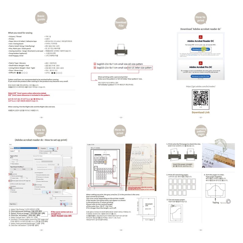 Triangle Hobo Bag Pattern | Shoulder Bag Sewing Pattern | Double Sided Hobo Bag Sewing Pattern | Beginner Sewing | Instant Download Pattern image 18
