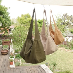 Side Pocket Shoulder Bag Sewing Pattern | Hobo Bag Easy Sewing Pattern | 3 sizes | Daily Bag | Beginner Sewing pattern | Instant Download image 8