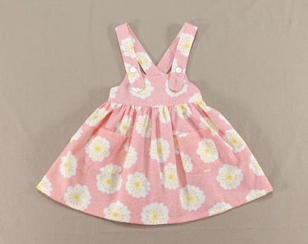 Easy Baby and Girl Pinafore Skirt Pattern Overall Dress PDF Sewing Pattern Suspender Skirt Digital Download | Toddler Children Kid | 3M - 6Y