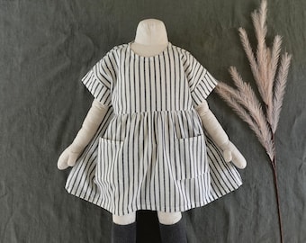 Easy Pattern | Baby and Girl Sleeve Drop Shoulder Dress PDF Sewing Pattern | Baby Pattern | Girls Patterns Toddler Dress PDF Sewing Pattern