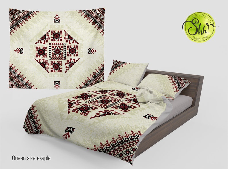 Bohemian Bedding Indian Bed Sheets Pattern Comforter Set Etsy