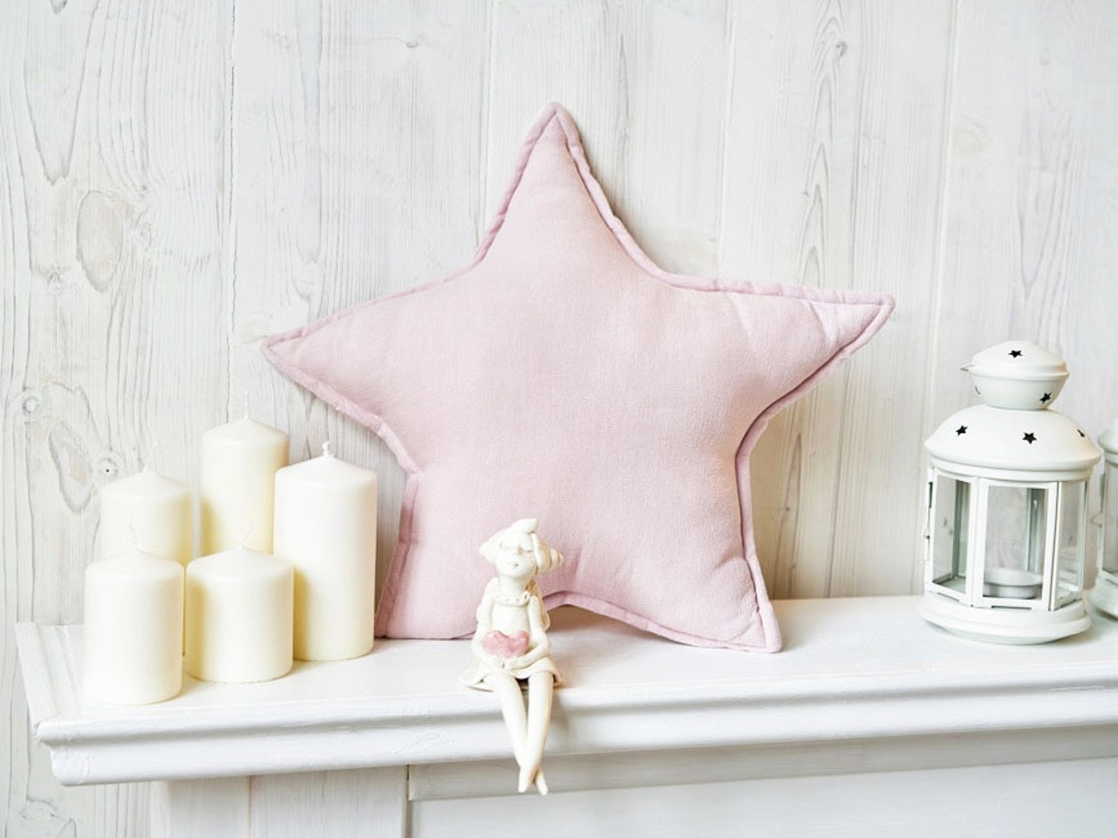 Star Shaped Pillow Pink Nursery Decor Deco Star Pillow Star | Etsy
