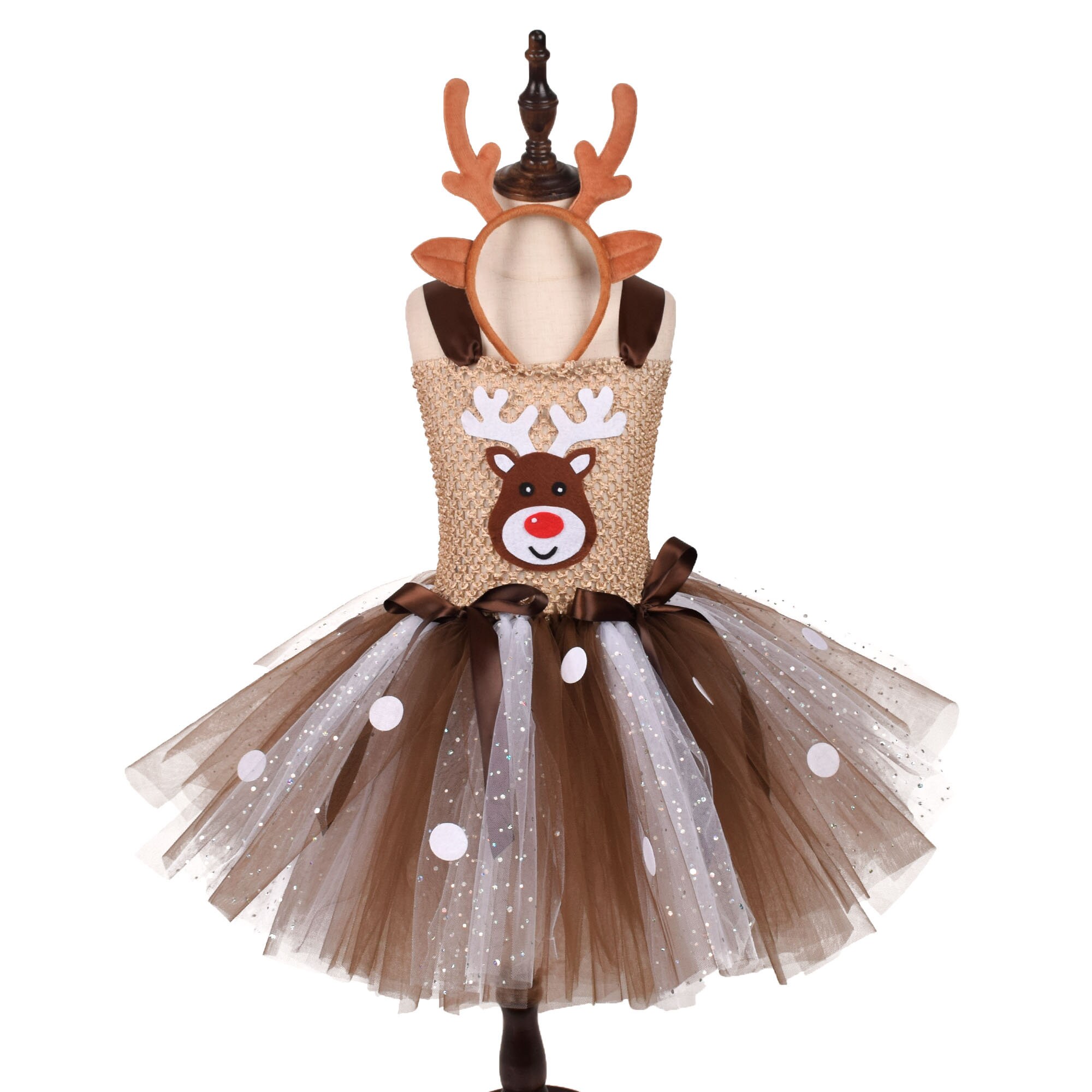 Girls hotsell reindeer outfit