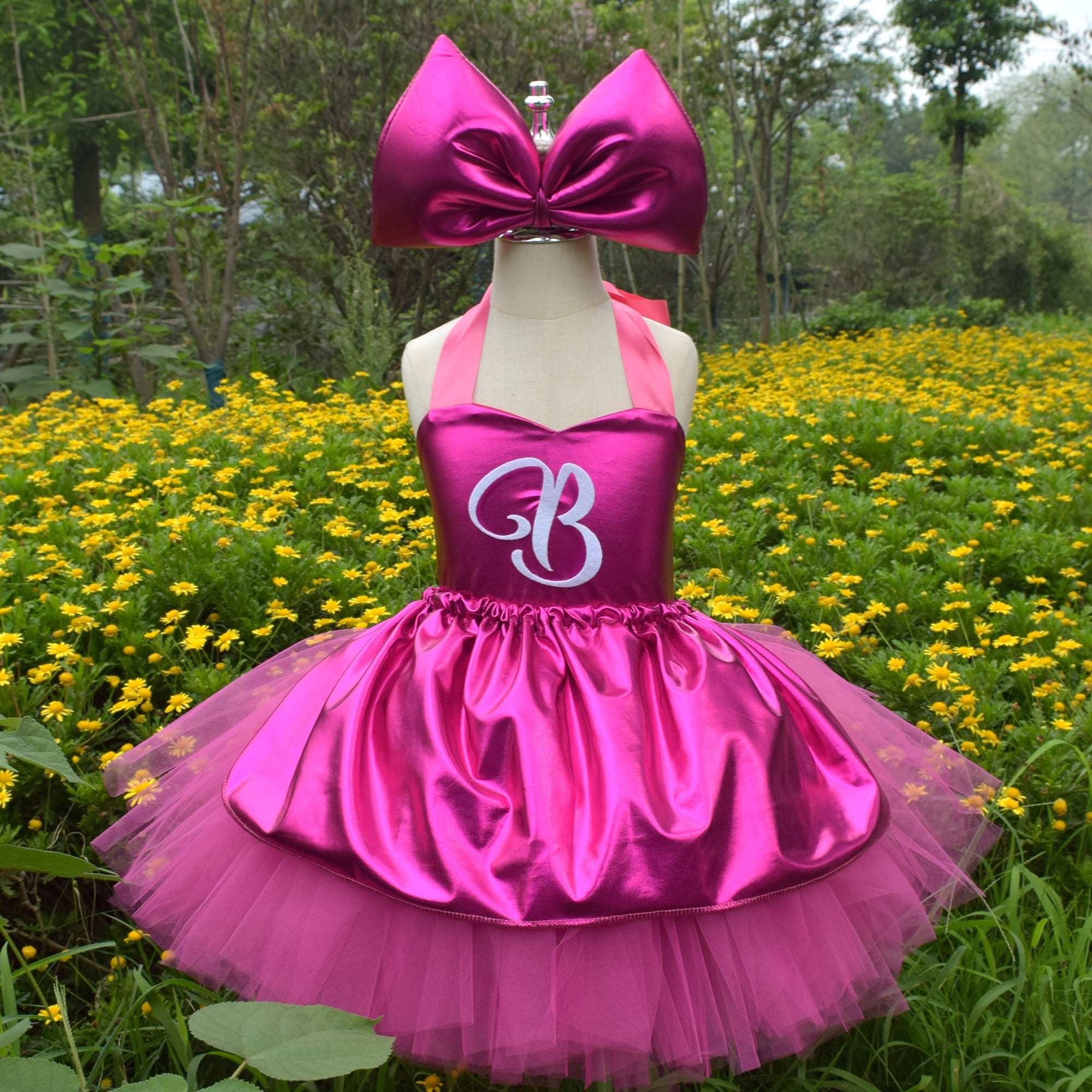  Barbie Vestido de tul para niñas pequeñas a niños grandes,  Rosado : Ropa, Zapatos y Joyería