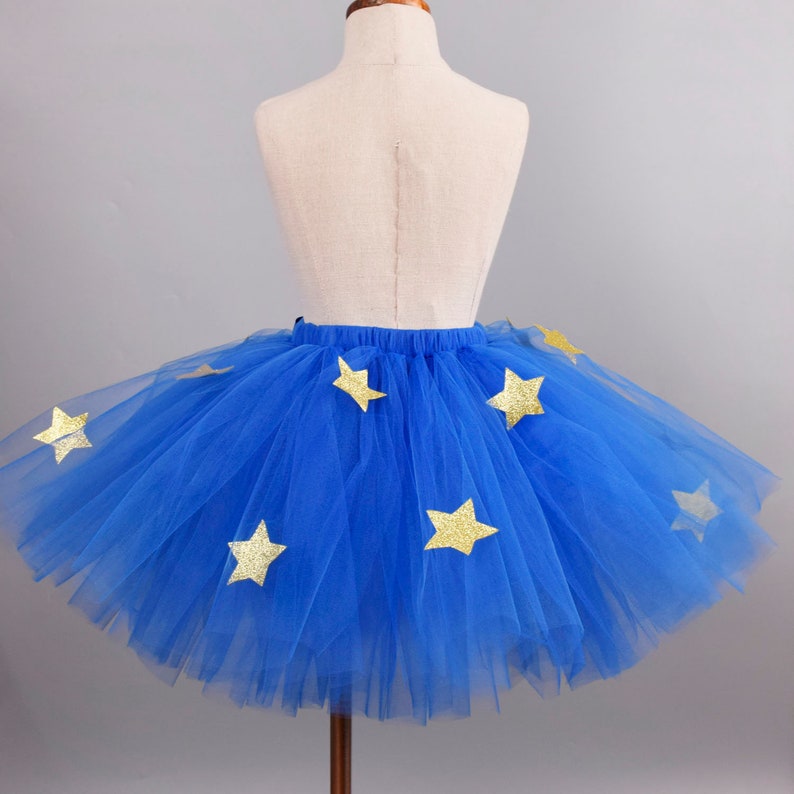 Royal Blue Fluffy Tutu Skirt for Girlsgold Glitter Stars Etsy UK