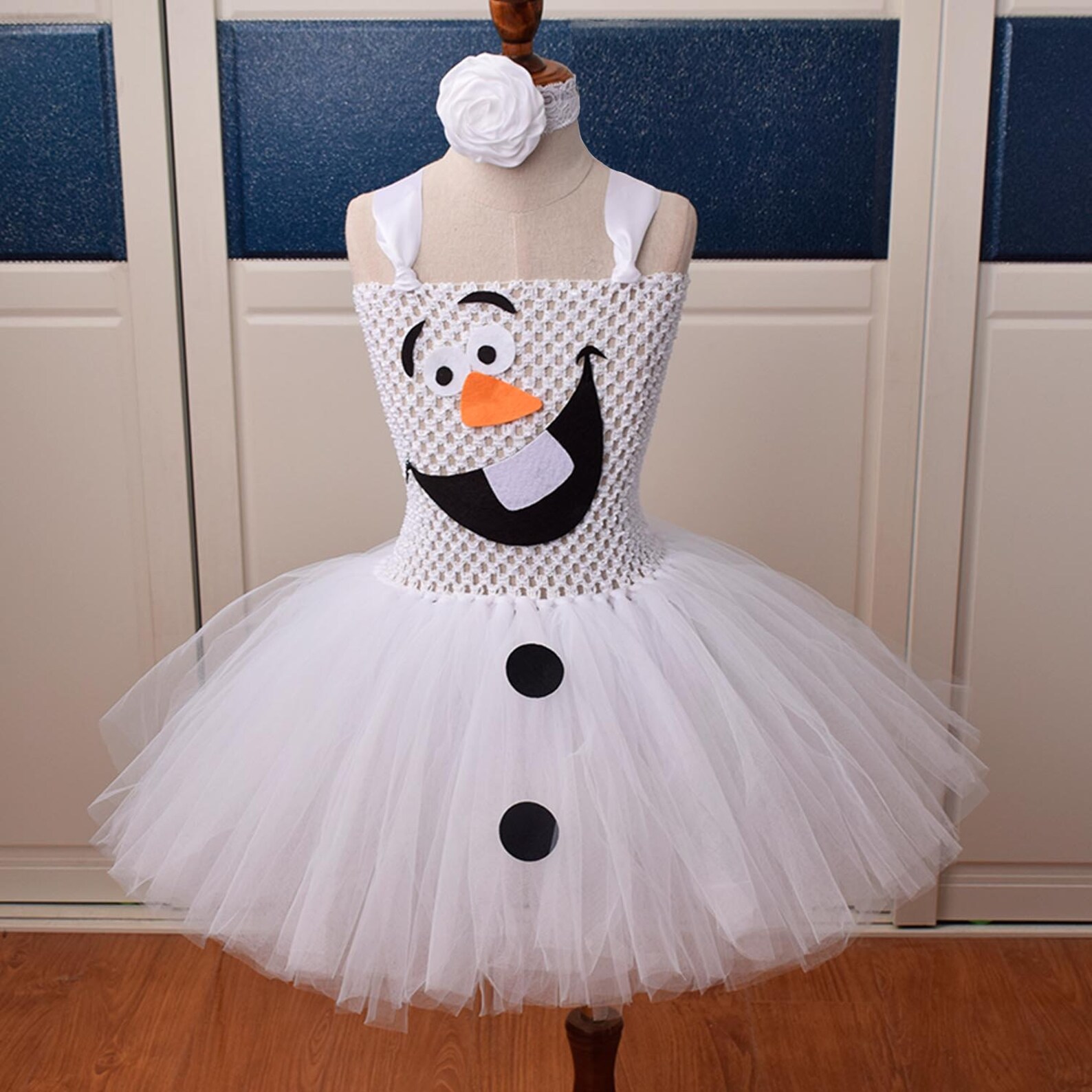 Frozen Olaf Dress Inspired Tutu Dress Olaf Tutu Dressgirls Etsy