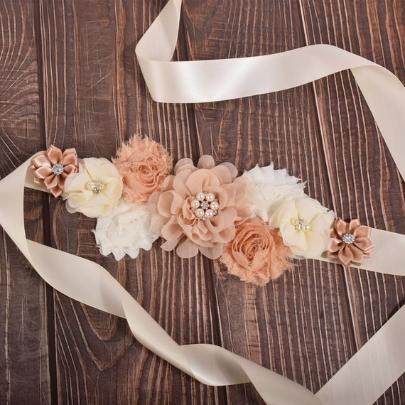 Flower girl sash for bridal shower cheap