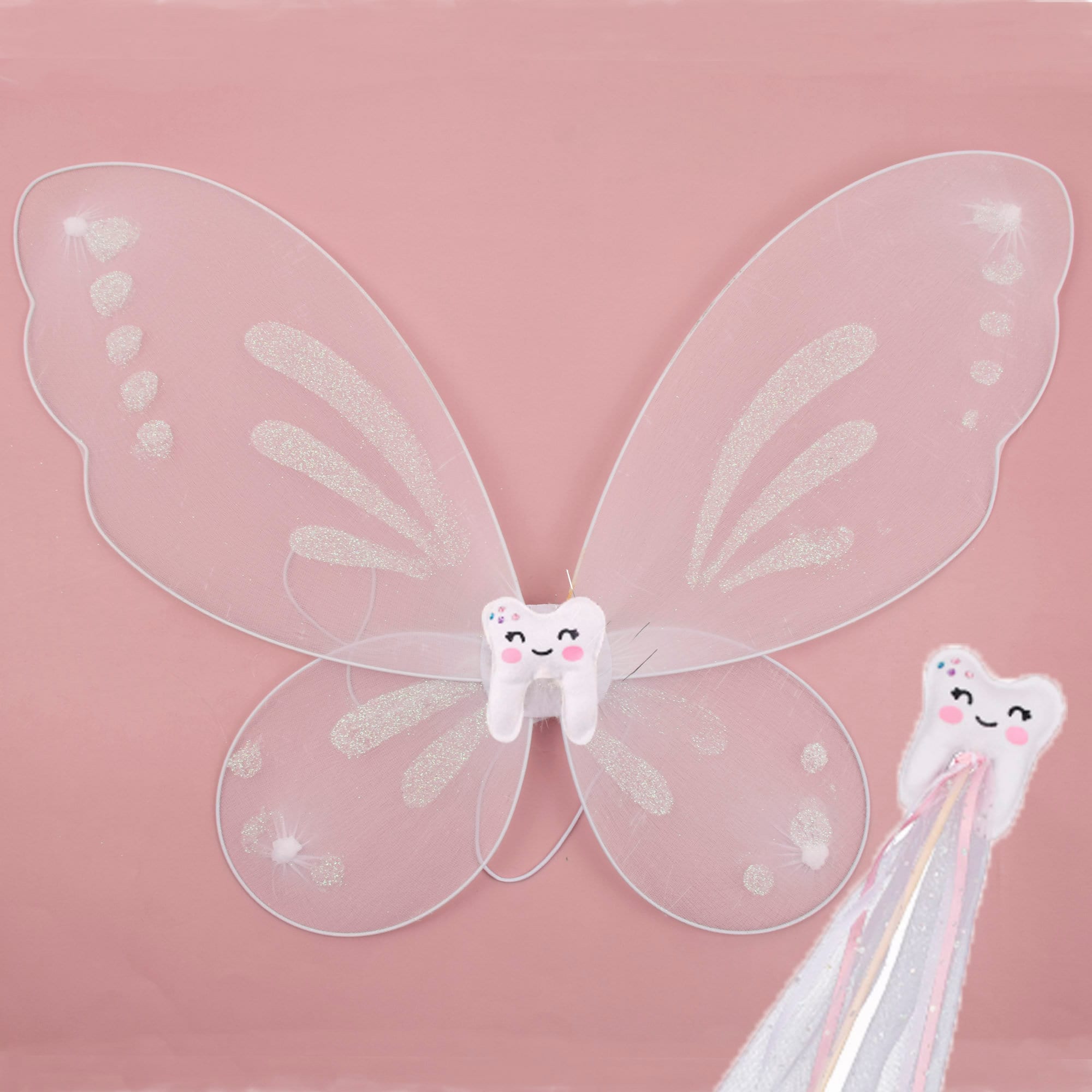 Tooth Fairy Wings white Butterfly Wings garden Elf Wings kids