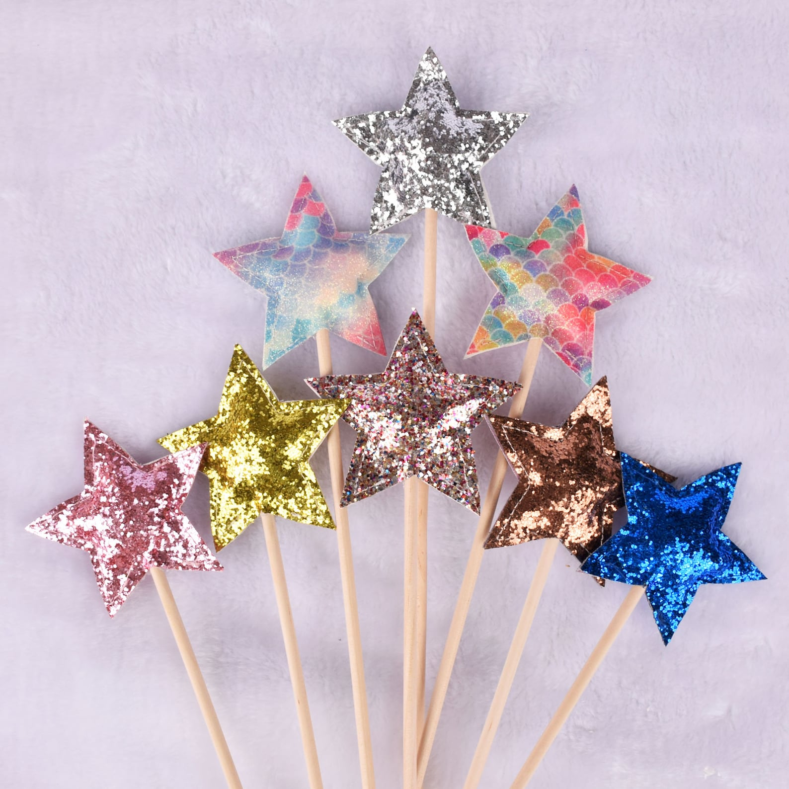Magical Glitter Star Wands fairy princess wandgirls costume Etsy