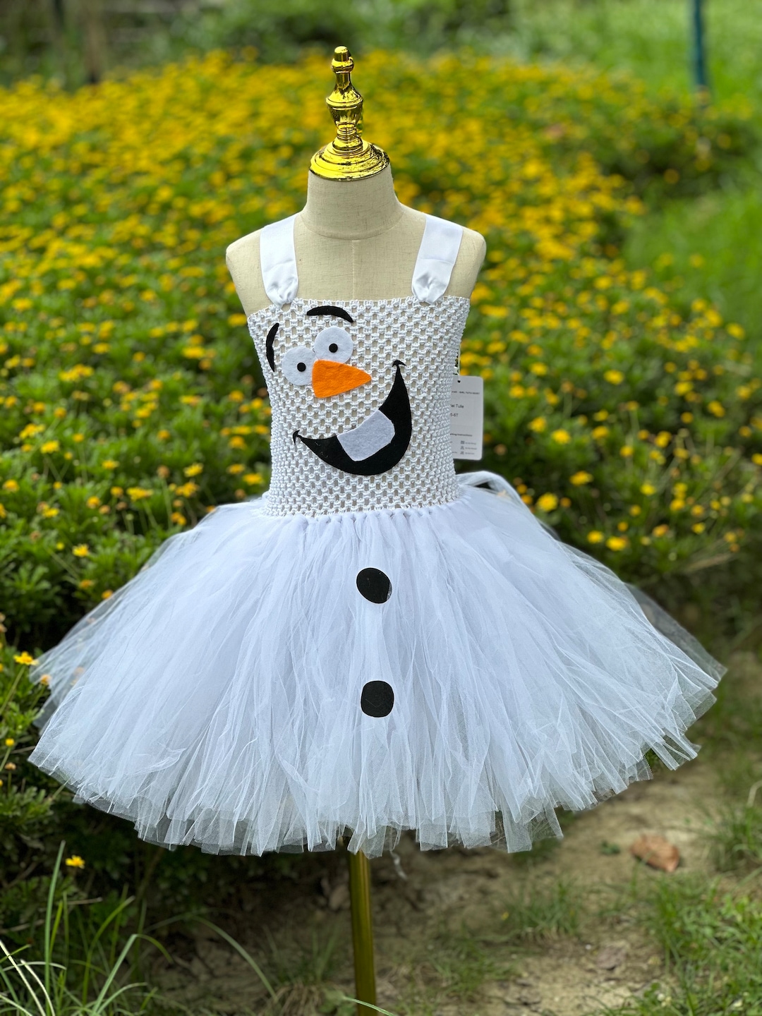 Frozen Olaf Dress Inspired Tutu Dress Olaf Tutu Dressgirls Etsy