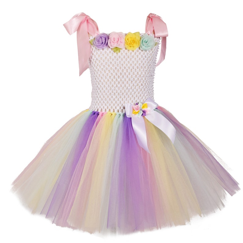 Pastel Unicorn TUTU Dressunicorn Birthday Party Dressgirl | Etsy